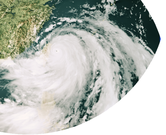 Typhoon Gaemi satellite shot - News header